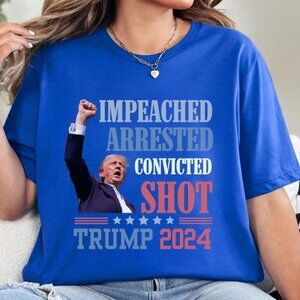 Trump Fight 2024 Election Political Graphic Unisex T-Shirt 159